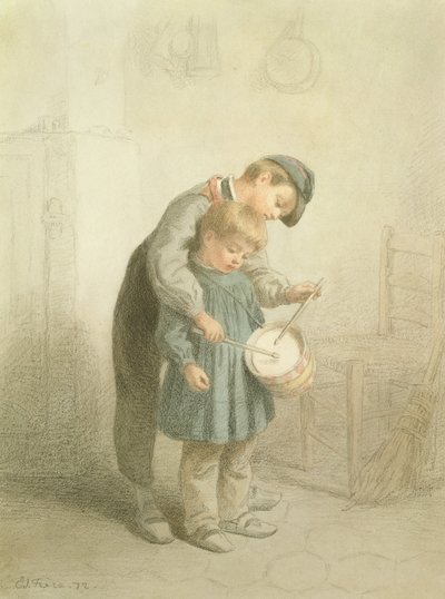 The Little Drummer by Pierre Edouard Frere
